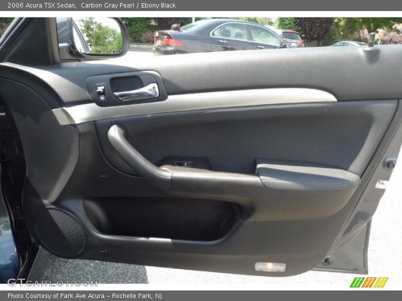 Carbon Gray Pearl / Ebony Black 2006 Acura TSX Sedan