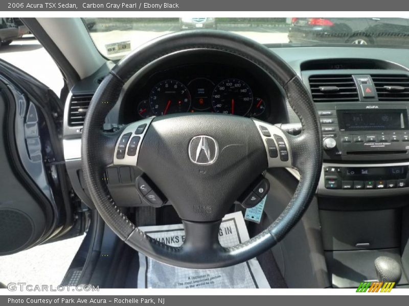 Carbon Gray Pearl / Ebony Black 2006 Acura TSX Sedan