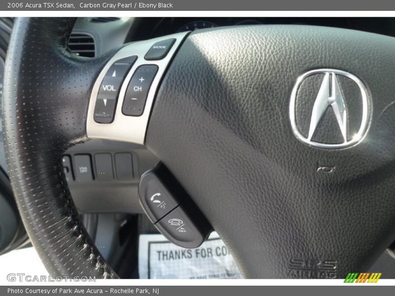 Carbon Gray Pearl / Ebony Black 2006 Acura TSX Sedan