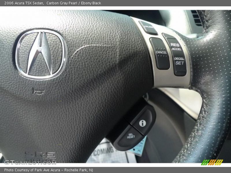 Carbon Gray Pearl / Ebony Black 2006 Acura TSX Sedan
