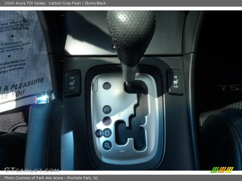 Carbon Gray Pearl / Ebony Black 2006 Acura TSX Sedan