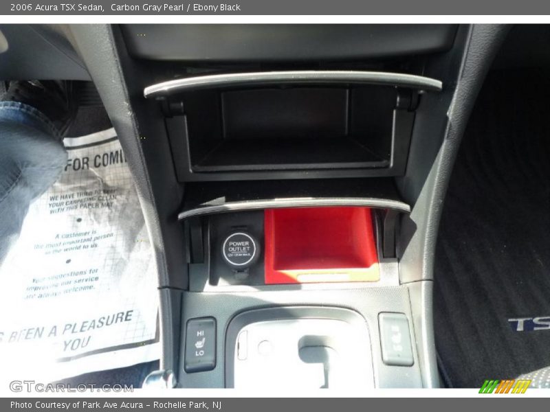Carbon Gray Pearl / Ebony Black 2006 Acura TSX Sedan