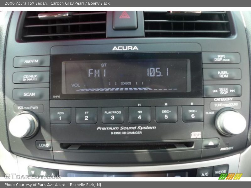 Carbon Gray Pearl / Ebony Black 2006 Acura TSX Sedan