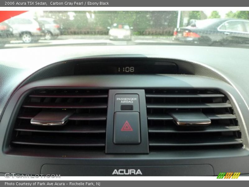Carbon Gray Pearl / Ebony Black 2006 Acura TSX Sedan