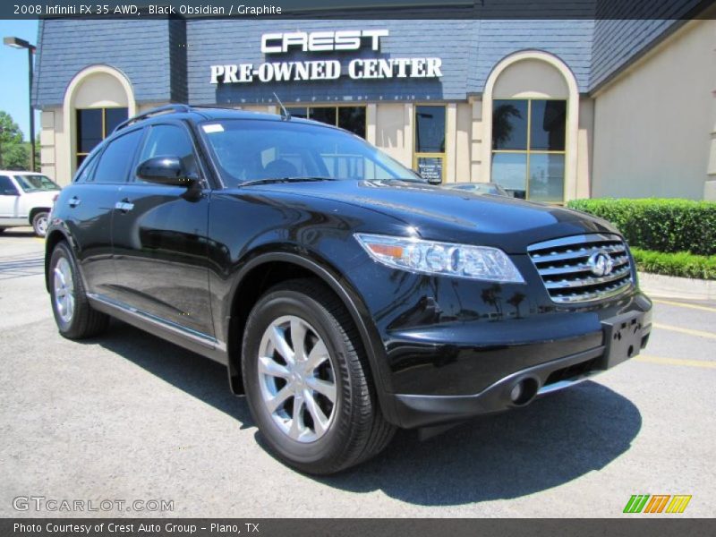 Black Obsidian / Graphite 2008 Infiniti FX 35 AWD
