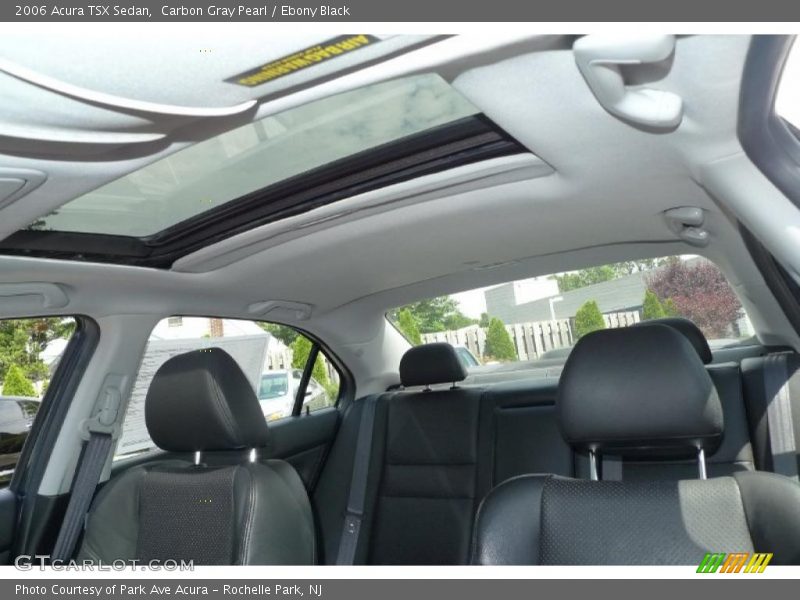 Carbon Gray Pearl / Ebony Black 2006 Acura TSX Sedan