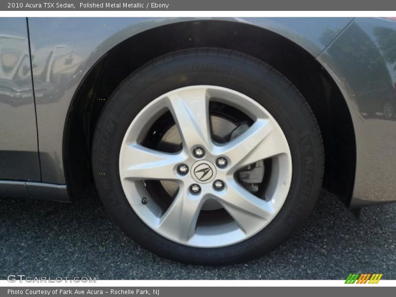 Polished Metal Metallic / Ebony 2010 Acura TSX Sedan