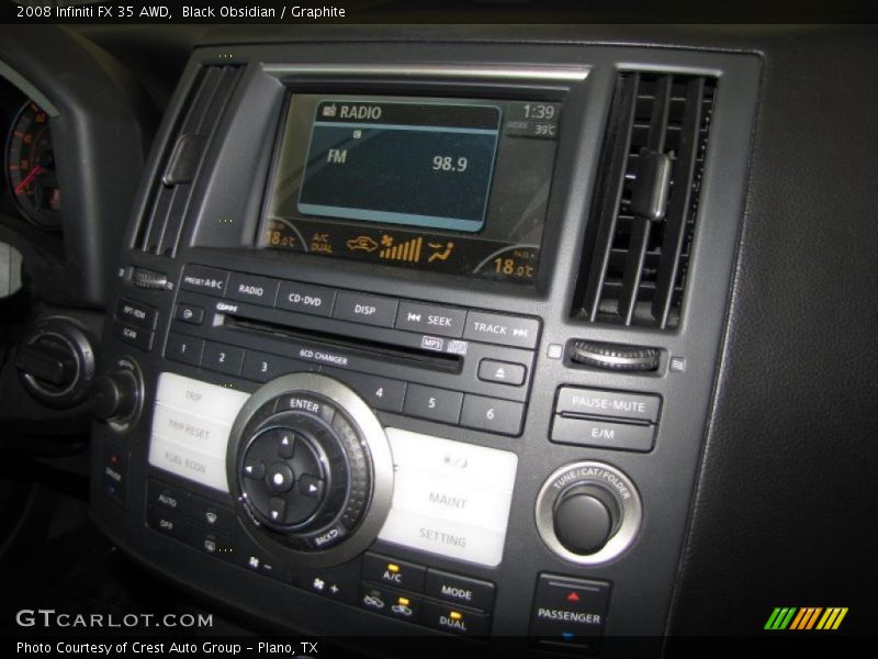 Black Obsidian / Graphite 2008 Infiniti FX 35 AWD