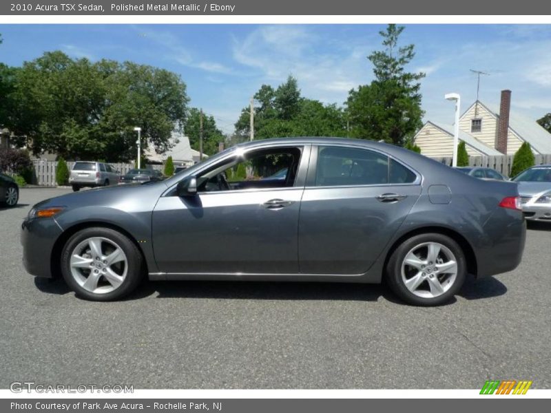 Polished Metal Metallic / Ebony 2010 Acura TSX Sedan