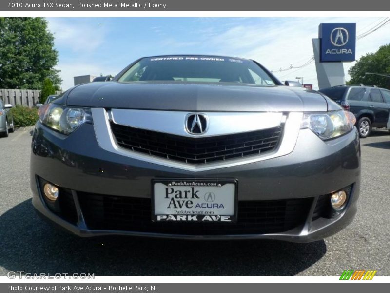 Polished Metal Metallic / Ebony 2010 Acura TSX Sedan