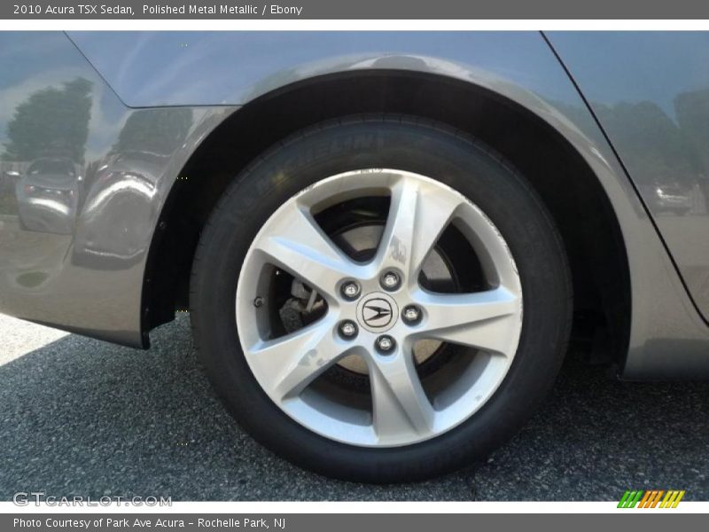 Polished Metal Metallic / Ebony 2010 Acura TSX Sedan