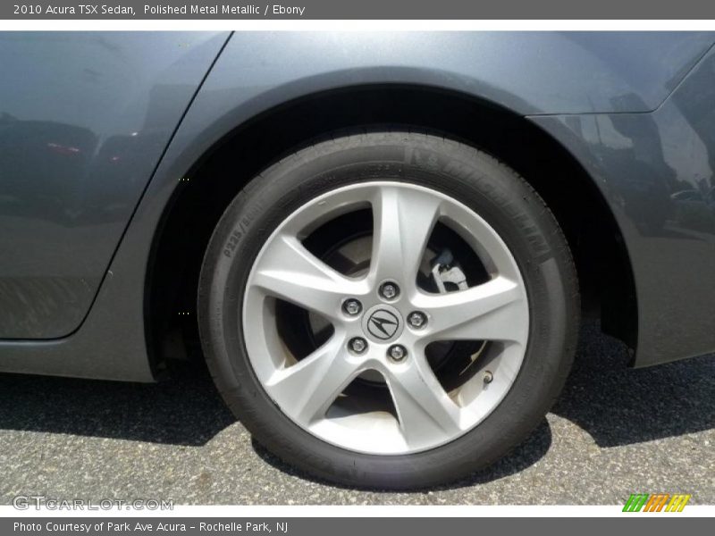 Polished Metal Metallic / Ebony 2010 Acura TSX Sedan