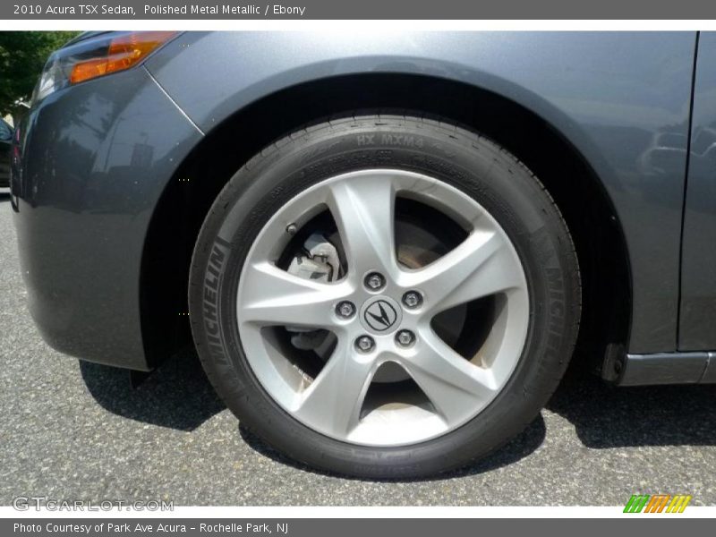 Polished Metal Metallic / Ebony 2010 Acura TSX Sedan