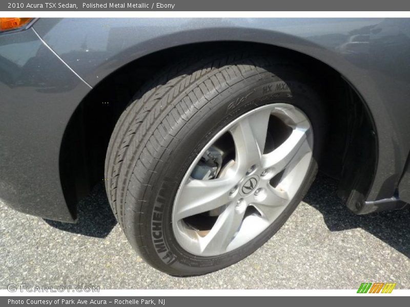 Polished Metal Metallic / Ebony 2010 Acura TSX Sedan