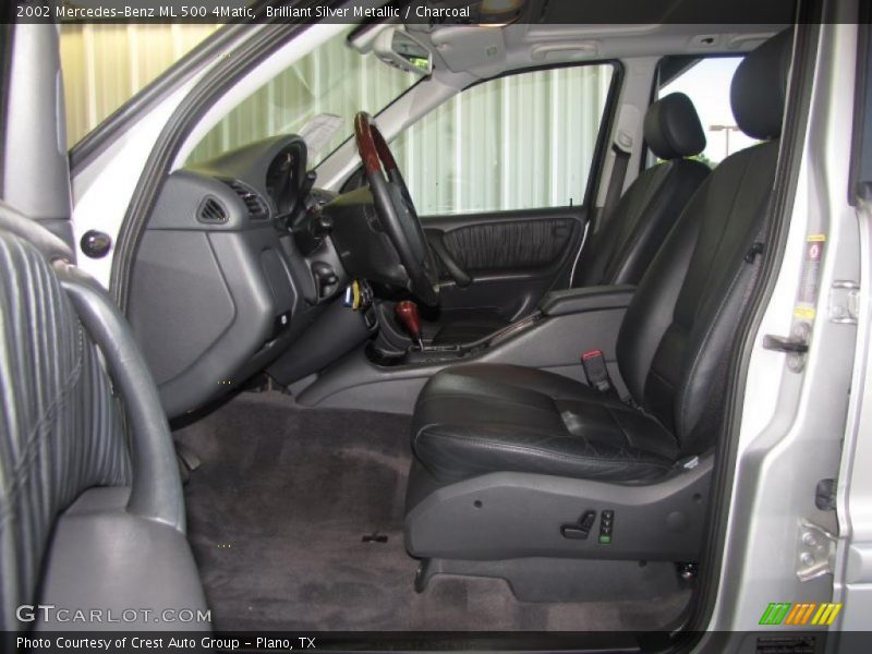 Brilliant Silver Metallic / Charcoal 2002 Mercedes-Benz ML 500 4Matic