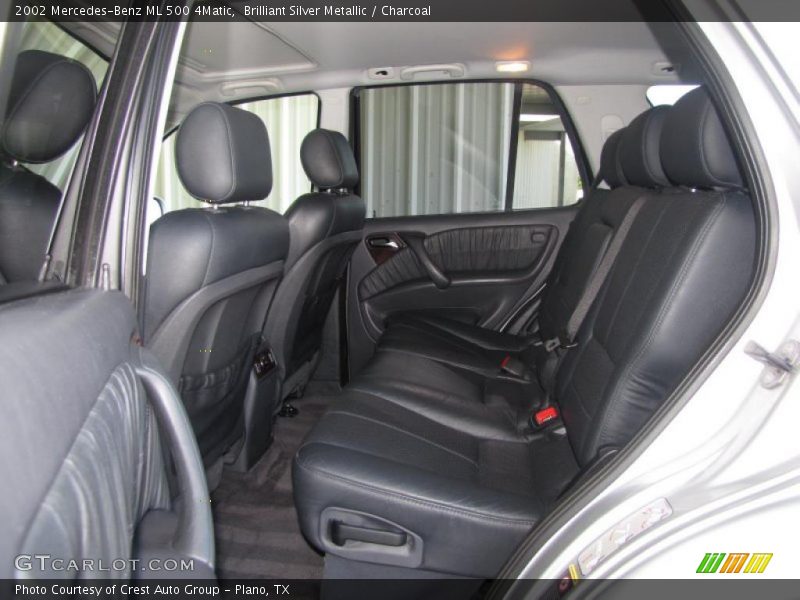 Brilliant Silver Metallic / Charcoal 2002 Mercedes-Benz ML 500 4Matic