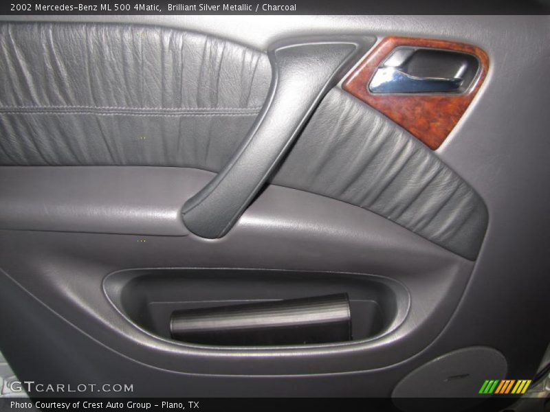 Brilliant Silver Metallic / Charcoal 2002 Mercedes-Benz ML 500 4Matic