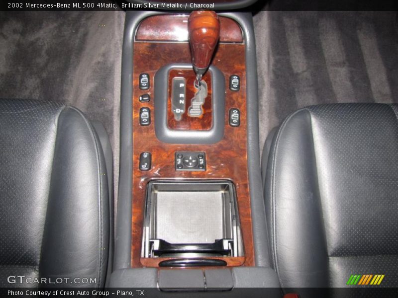 Brilliant Silver Metallic / Charcoal 2002 Mercedes-Benz ML 500 4Matic