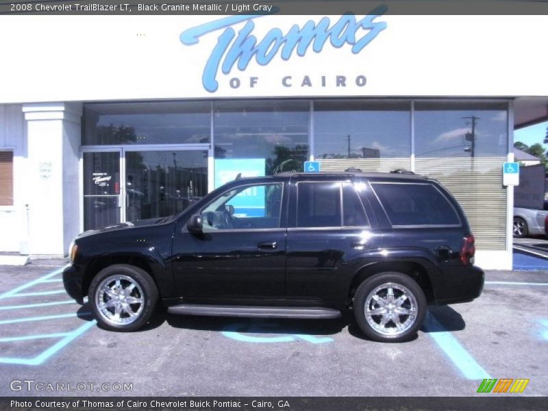 Black Granite Metallic / Light Gray 2008 Chevrolet TrailBlazer LT