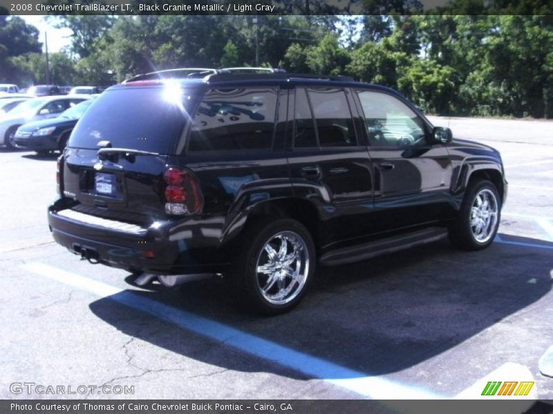 Black Granite Metallic / Light Gray 2008 Chevrolet TrailBlazer LT