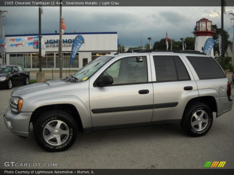 Silverstone Metallic / Light Gray 2005 Chevrolet TrailBlazer LS 4x4