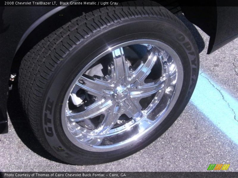 Black Granite Metallic / Light Gray 2008 Chevrolet TrailBlazer LT