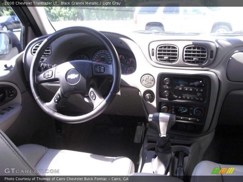 Black Granite Metallic / Light Gray 2008 Chevrolet TrailBlazer LT