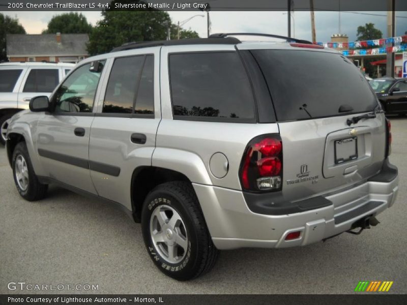 Silverstone Metallic / Light Gray 2005 Chevrolet TrailBlazer LS 4x4