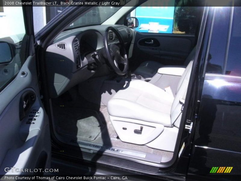 Black Granite Metallic / Light Gray 2008 Chevrolet TrailBlazer LT