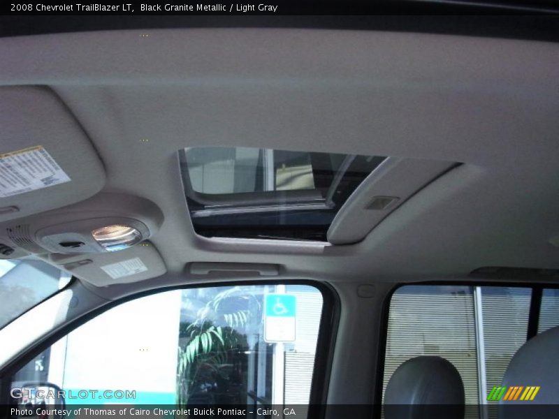 Black Granite Metallic / Light Gray 2008 Chevrolet TrailBlazer LT