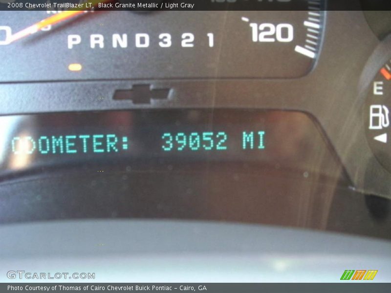 Black Granite Metallic / Light Gray 2008 Chevrolet TrailBlazer LT