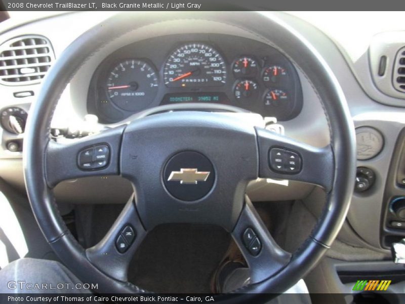 Black Granite Metallic / Light Gray 2008 Chevrolet TrailBlazer LT