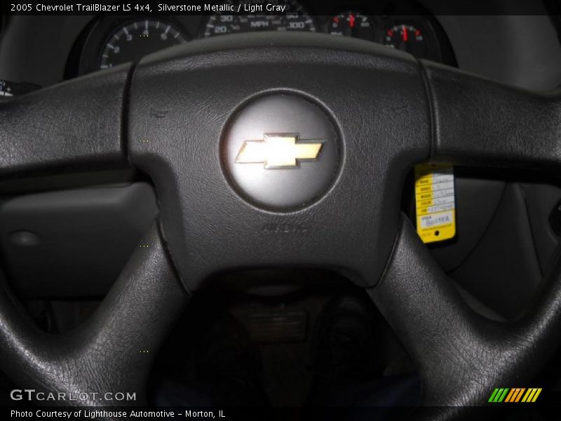 Silverstone Metallic / Light Gray 2005 Chevrolet TrailBlazer LS 4x4