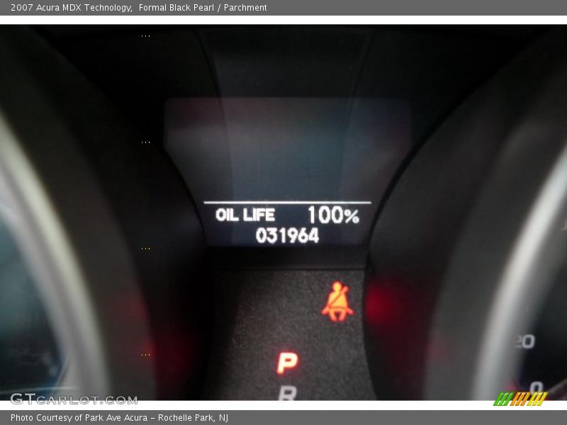 Formal Black Pearl / Parchment 2007 Acura MDX Technology