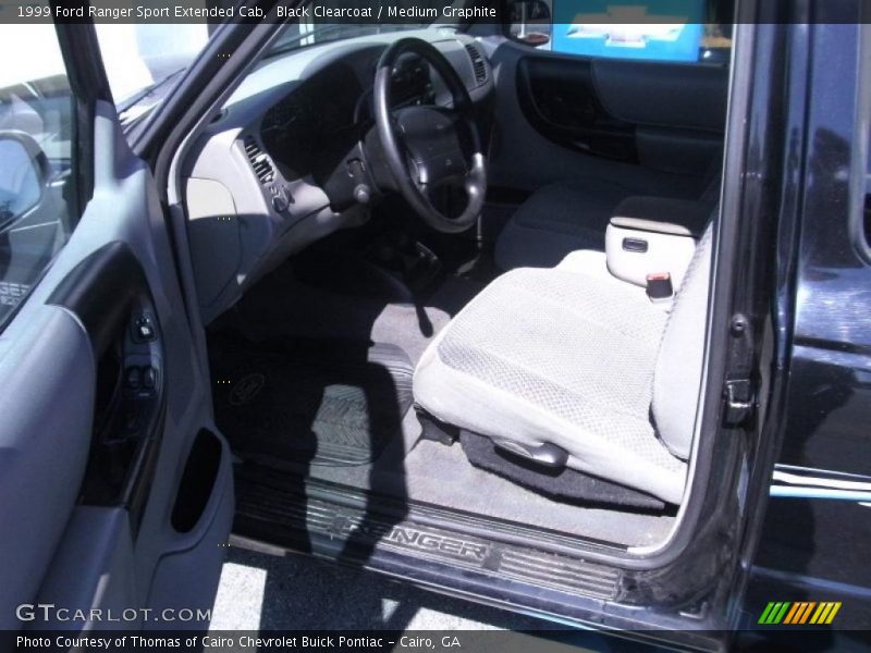 Black Clearcoat / Medium Graphite 1999 Ford Ranger Sport Extended Cab
