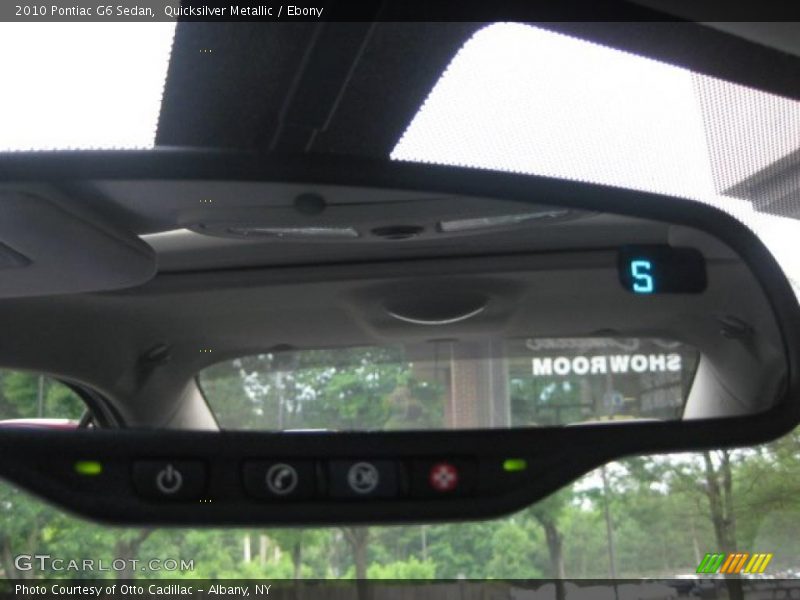 Quicksilver Metallic / Ebony 2010 Pontiac G6 Sedan