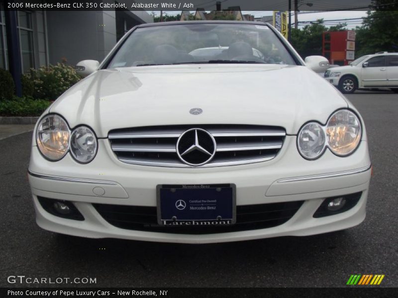 Alabaster White / Ash 2006 Mercedes-Benz CLK 350 Cabriolet