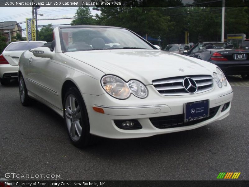 Alabaster White / Ash 2006 Mercedes-Benz CLK 350 Cabriolet