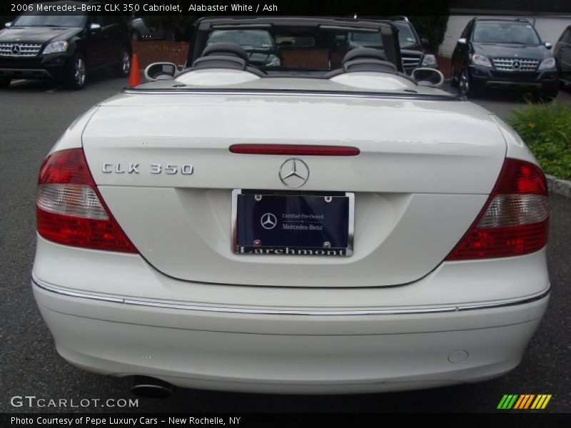 Alabaster White / Ash 2006 Mercedes-Benz CLK 350 Cabriolet