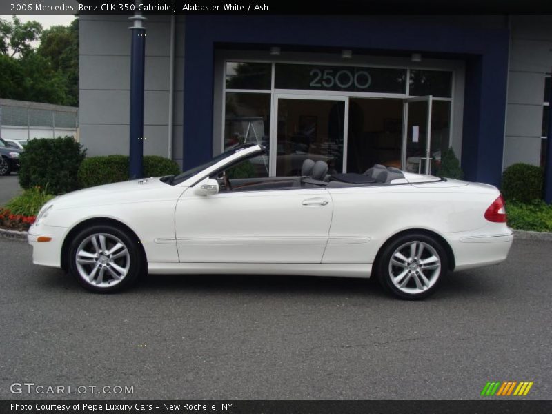 Alabaster White / Ash 2006 Mercedes-Benz CLK 350 Cabriolet