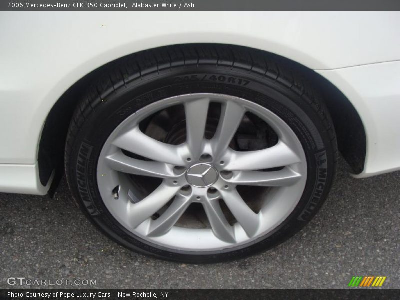 Alabaster White / Ash 2006 Mercedes-Benz CLK 350 Cabriolet