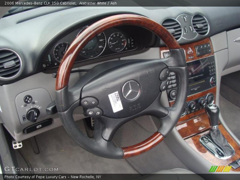 Alabaster White / Ash 2006 Mercedes-Benz CLK 350 Cabriolet