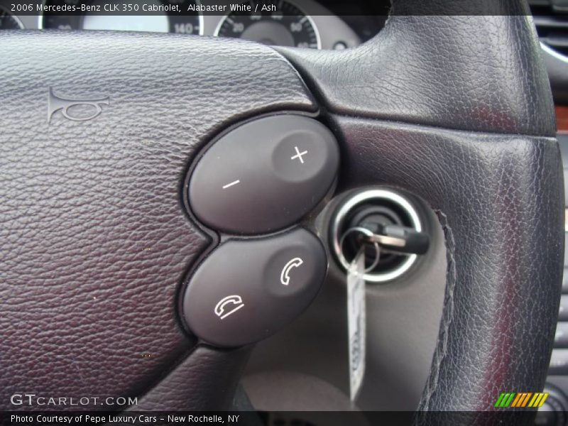 Alabaster White / Ash 2006 Mercedes-Benz CLK 350 Cabriolet