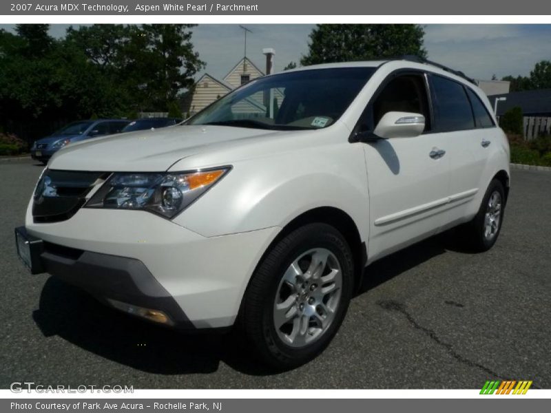 Aspen White Pearl / Parchment 2007 Acura MDX Technology