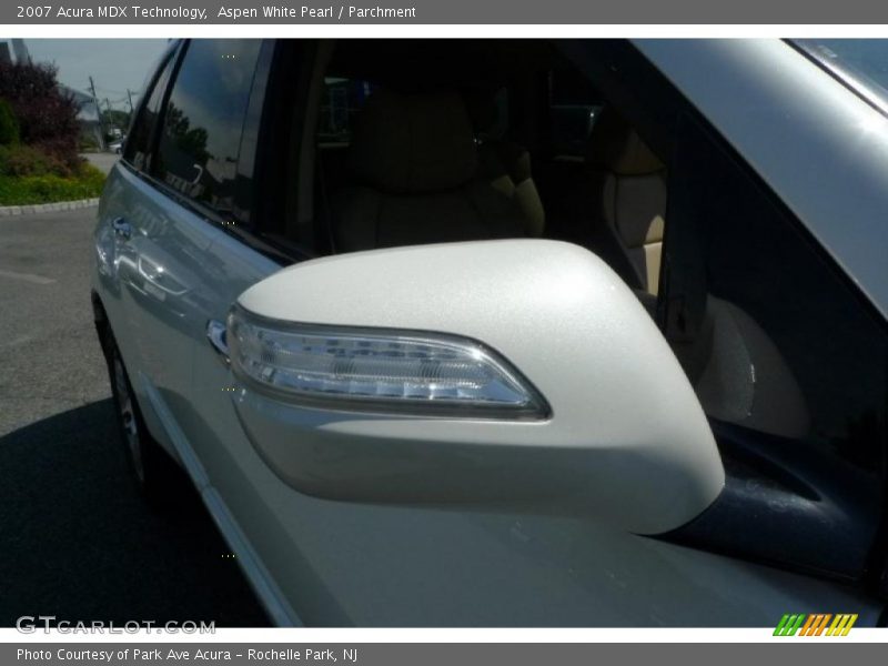 Aspen White Pearl / Parchment 2007 Acura MDX Technology
