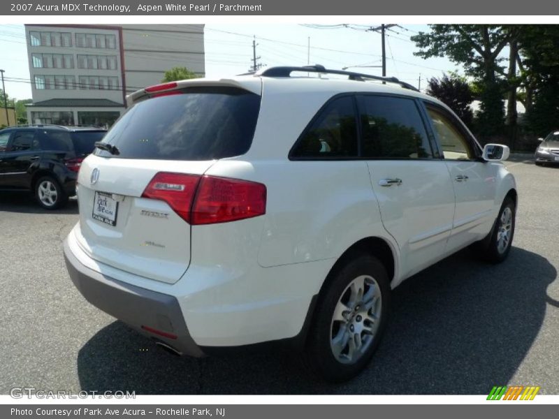 Aspen White Pearl / Parchment 2007 Acura MDX Technology
