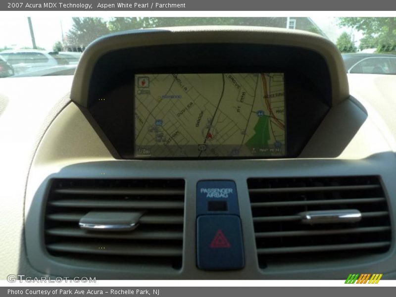 Aspen White Pearl / Parchment 2007 Acura MDX Technology