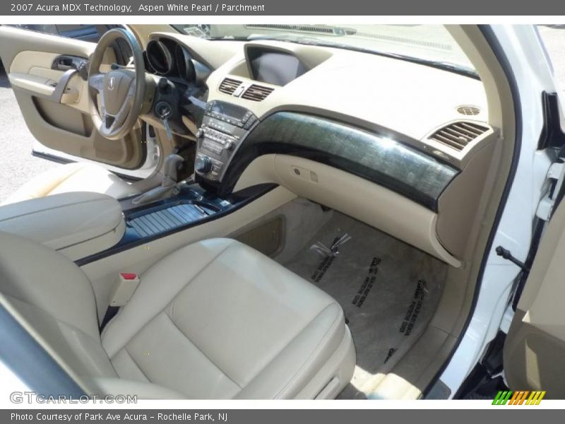 Aspen White Pearl / Parchment 2007 Acura MDX Technology