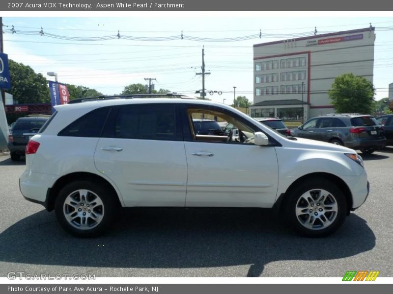 Aspen White Pearl / Parchment 2007 Acura MDX Technology