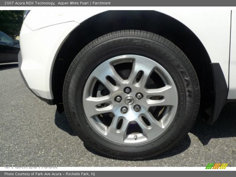 Aspen White Pearl / Parchment 2007 Acura MDX Technology